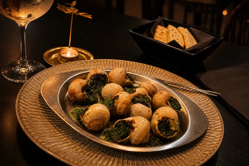 Escargots in garlic and parsley butter (x12)